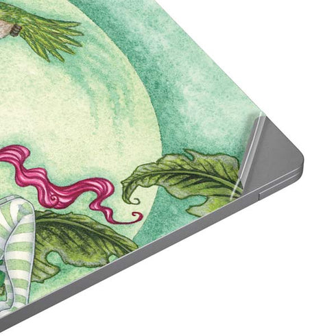 Flirting Fairy and Hummingbird by Amy Brown Laptop Skins